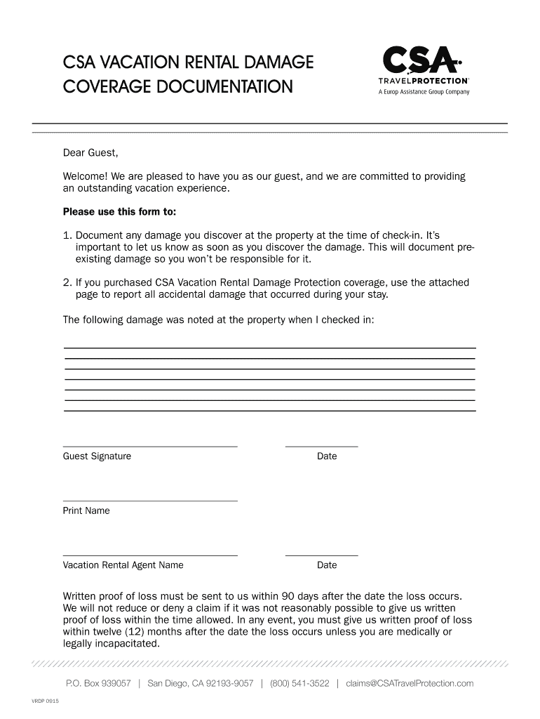 Csa Coverage Fill Out And Sign Printable PDF Template SignNow