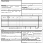 DCF 292 BLANK Continuous Dot Matrix Dental Claim Form BLANK