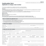 Download Discovery Health Continuation Form To Change Main Member