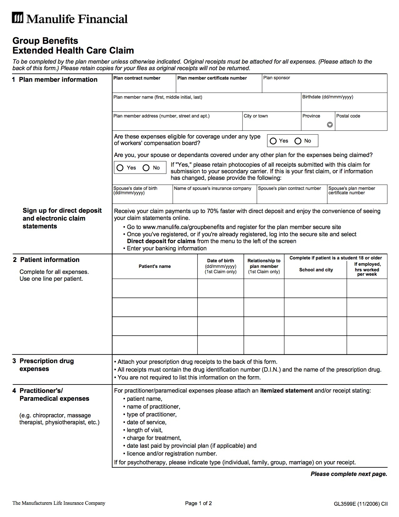Download Forms For Patients Sound Orthotics