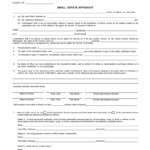 Download Free Illinois Small Estate Affidavit Form Form Download