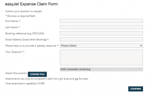 Easyjet Expense Claim Clusterfuck