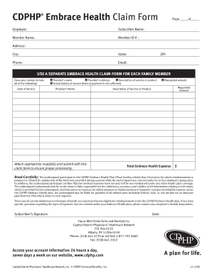 Embrace Pet Claim Form Pdf Fill Online Printable Fillable Blank 