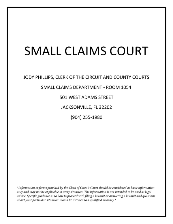 Fill Free Fillable Duval County Clerk Of Courts PDF Forms