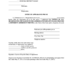 Fillable Form 4a 105 Entry Of Appearance Pro Se Printable Pdf Download