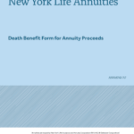 Fillable New York Life Annuities Death Benefit Form Edit Print