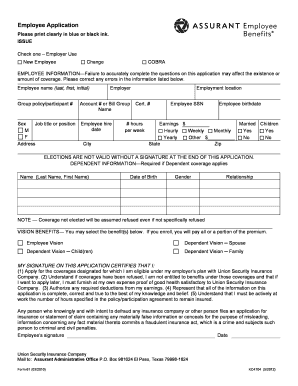 Fillable Online Assurant Kc4704 Form Fax Email Print PdfFiller