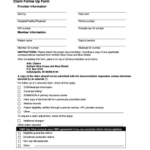 Fillable Online Claim Follow Up Form Welcome Anthem Medicaid