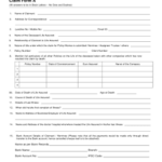 Fillable Online Claim Form A Reliance Life Insurance Fax Email Print