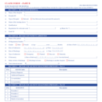 Fillable Online CLAIM FORM FOR HEALTH INSURANCE POLICIES PART B TPA B