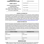 Fillable Online Co Josephine Or Measure 37 Josephine County Claim Form