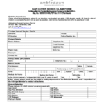 Fillable Online Coverthegap Co GAP COVER SERIES CLAIM FORM Underwritten