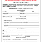 Fillable Online DME Authorization Request Form Horizon NJ Health Fax