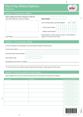 Fillable Online Download The Form Vhi Fax Email Print PdfFiller