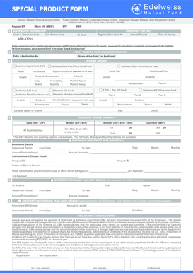 Fillable Online Edelweiss Special Product Form Fax Email Print PdfFiller