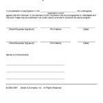 Fillable Online Image Release Form Sadler Sports Recreation Insurance