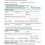 Fillable Online MetLife Life Insurance Death Claim Form Buster