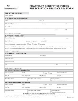 Fillable Online This Form EmblemHealth Fax Email Print PdfFiller