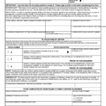 Fillable Va Form 29 4125a Claim For Monthly Payments National Service