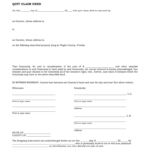 Flagler County Quit Claim Deed Fill Online Printable Fillable