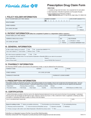 Florida Blue Prior Authorization Form For Medication Fill Online 