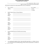 Form 104 Download Fillable PDF Or Fill Online Application For Care By