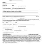 Form 164 Summons And Statement Of Claim