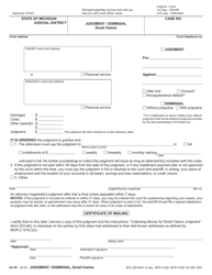 Form DC85 Download Fillable PDF Or Fill Online Judgment Dismissal 