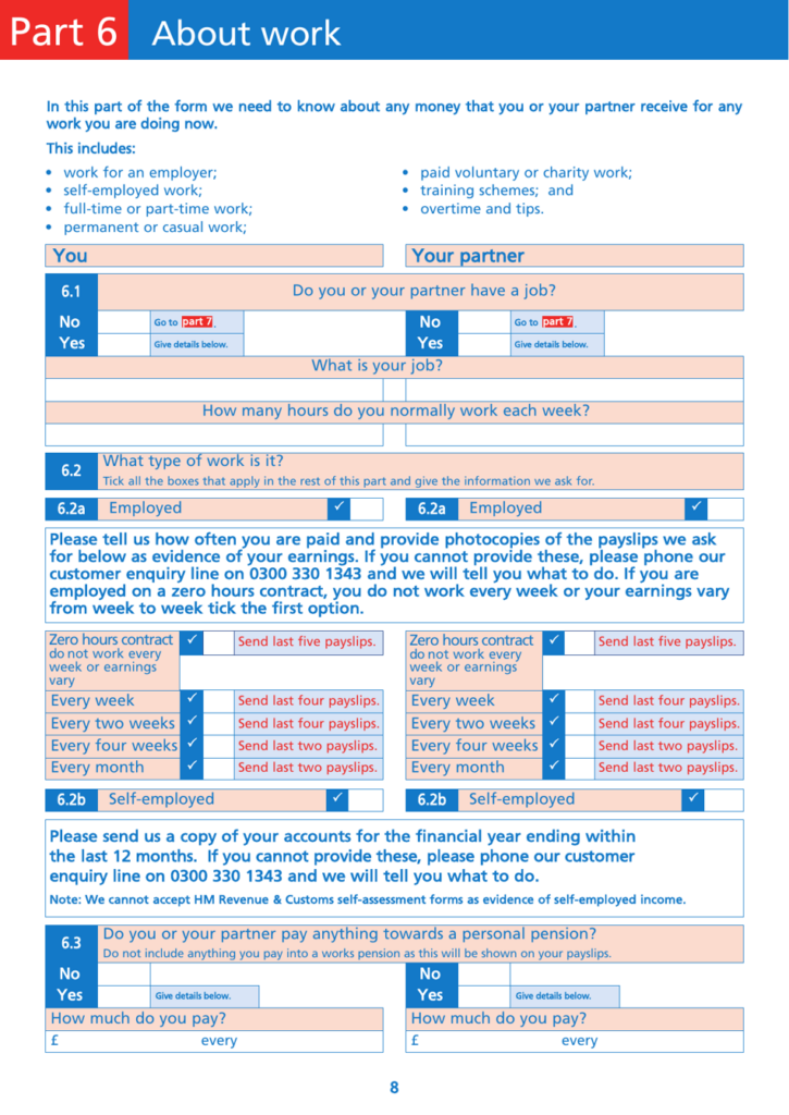 Form HC1 Download Printable PDF Or Fill Online Claim For Help With 