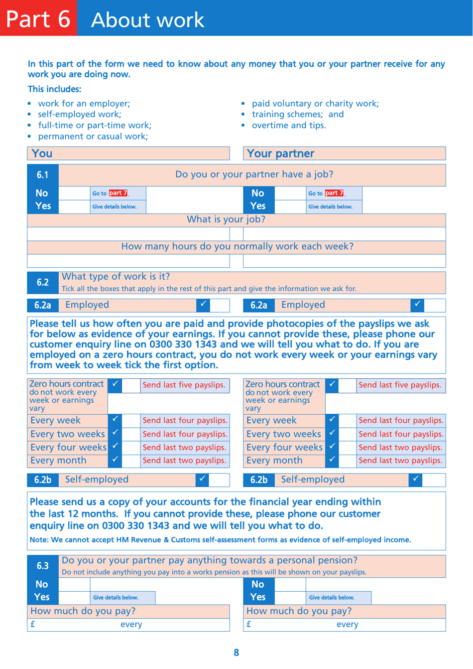 Form HC1 Download Printable PDF Or Fill Online Claim For Help With 