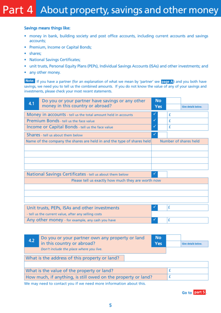 Form HC1 Download Printable PDF Or Fill Online Claim For Help With 