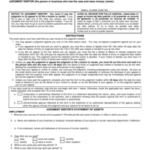 Form SC 133 Download Fillable PDF Or Fill Online Judgment Debtor 39 s