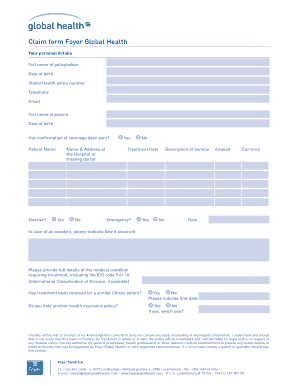 Foyer Global Health Reviews Fill Online Printable Fillable Blank 