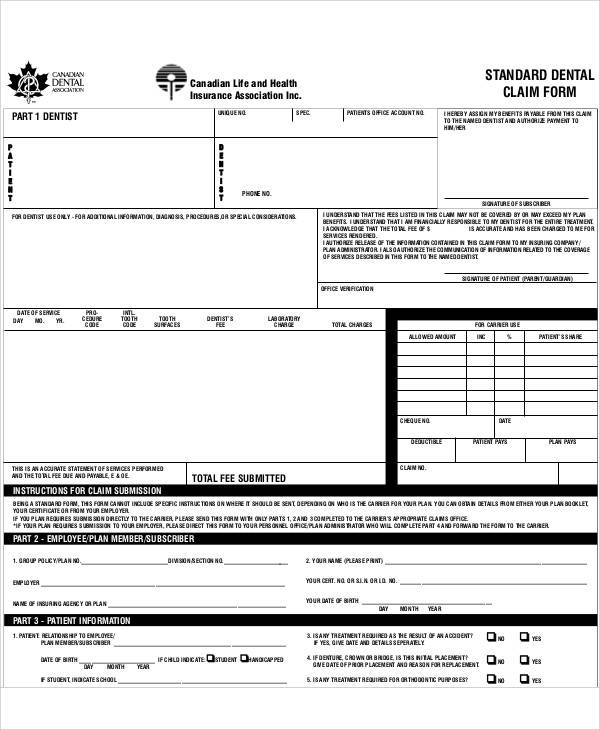 FREE 47 Claim Forms In PDF