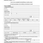 Funeral Claim Form Form To Be Completed By Beneficiary Or Policy