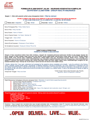 Generali Form Fill Online Printable Fillable Blank PdfFiller