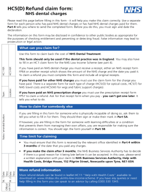 HC5 Refund Claim Form Scottish Government Fill And Sign Printable 