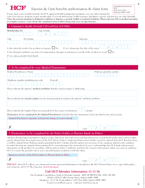 Hcf Authority Form Fill Online Printable Fillable Blank PdfFiller