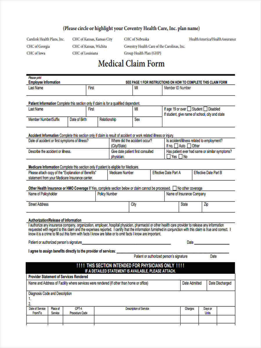 Health Insurance Pdf File FREE 8 Sample Health Care Tax Forms In PDF