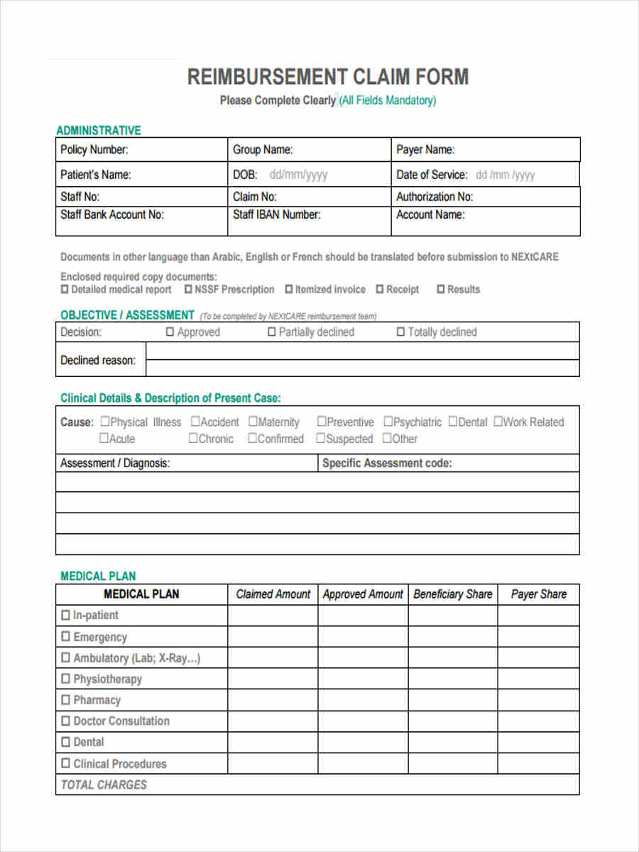 How To File A Medicare Claim For Reimbursement