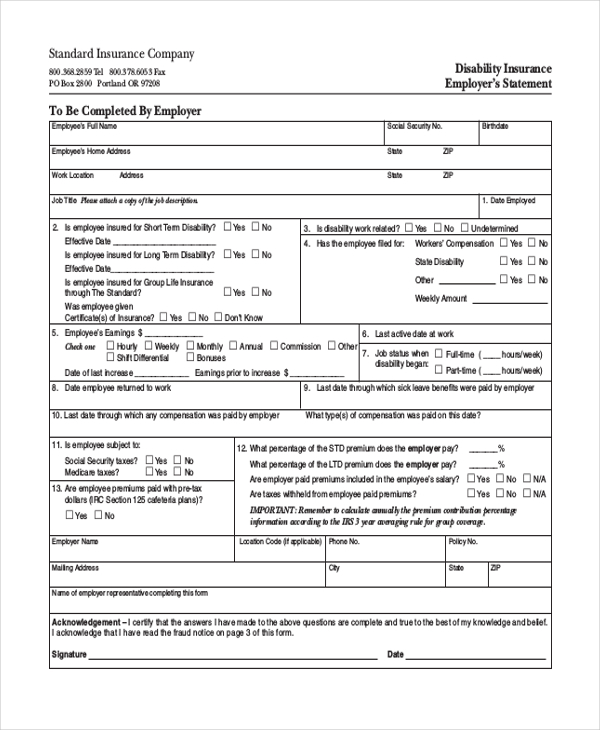 How To Fill Out Insurance Claim Form INSURANCE DAY