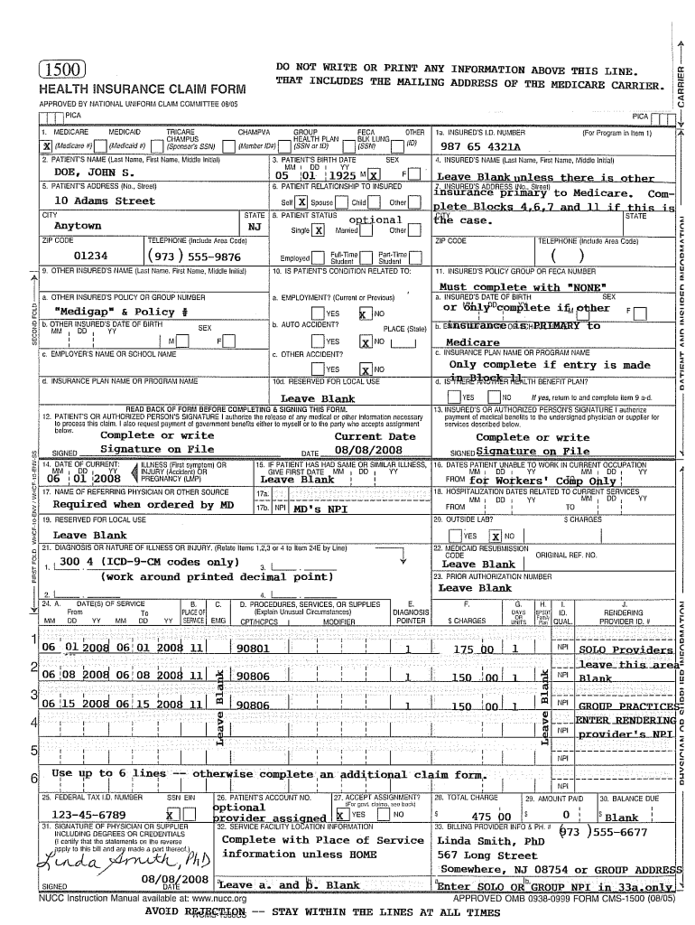 Icici Lombard Health Insurance Claim Form Sample Fill Out Sign