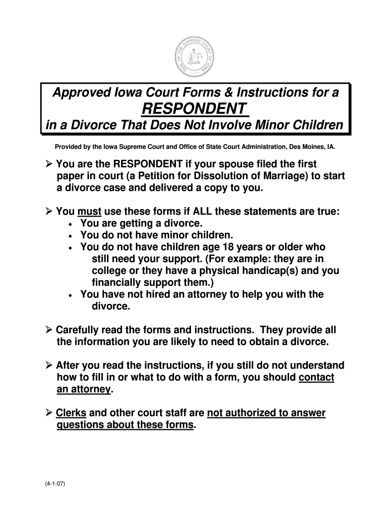 Iowa Court Small Claim Form Fill Online Printable Fillable Blank