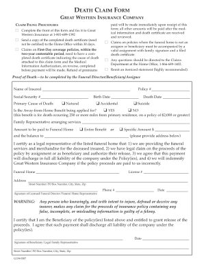 Kemper Life Insurance Claim Form