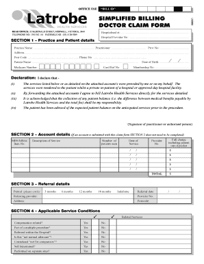 Latrobe Health Insurance Claim Form ClaimForms