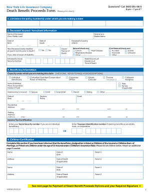 Life Insurance Forms Pdf Fill Online Printable Fillable Blank 