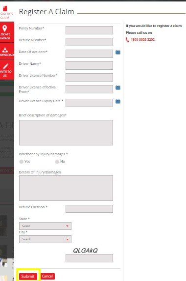 Magma HDI Claim Procedure Claim Form Claim Status