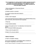 Medical Reimbursement Bill Format In Excel PdfFiller