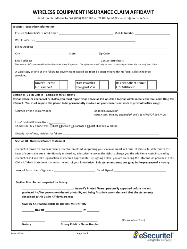 My Phone Guardian Affidavit Fill Out Sign Online DocHub