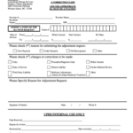 N C DMA Medicaid Claim Adjustment Form CenterPoint Cphs Fill